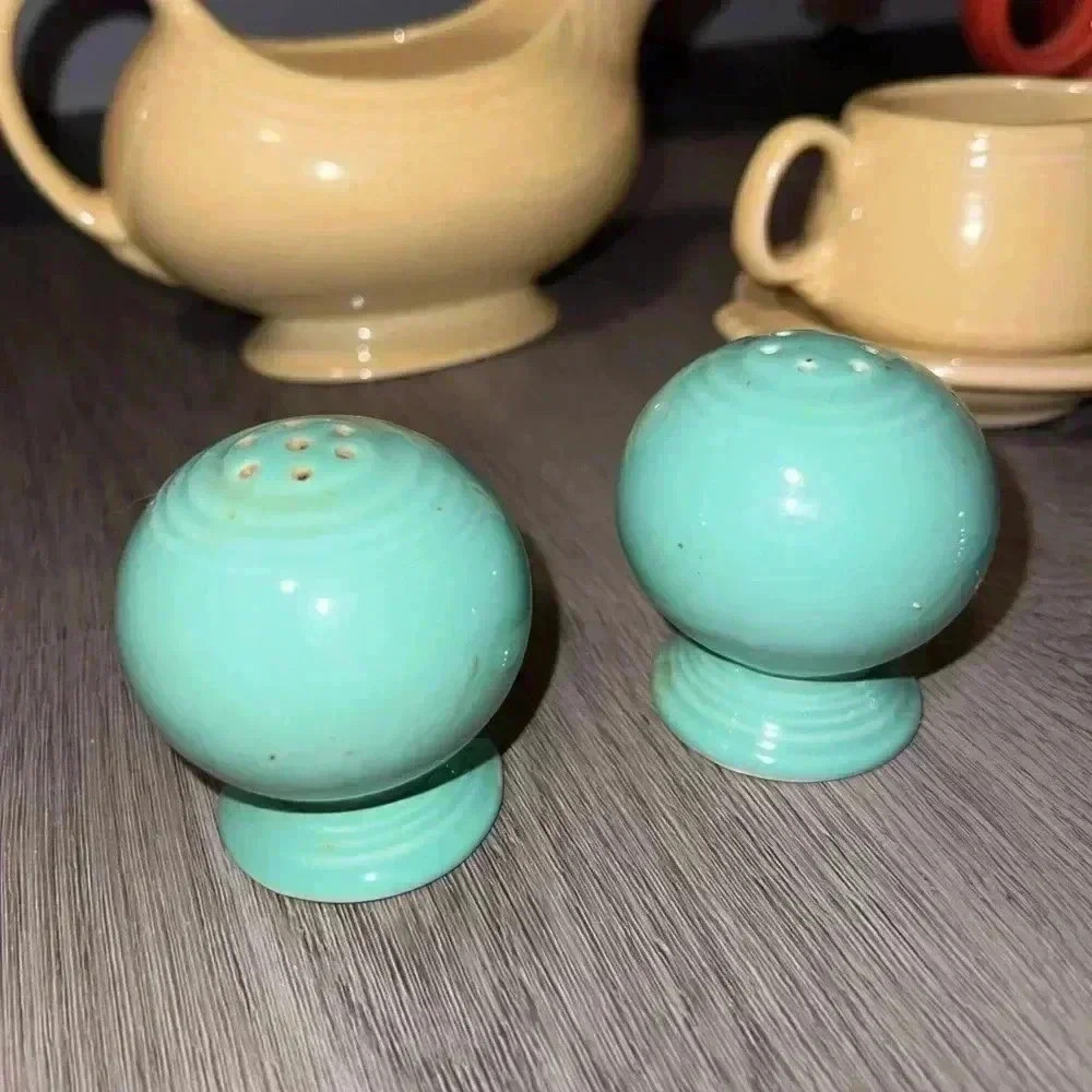 FIESTA WARE SALT AND PEPPER SHAKERS fiestaware